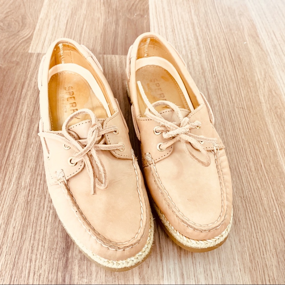 LIKE NEW Braided Authentic Orig. Leather Sperry’s